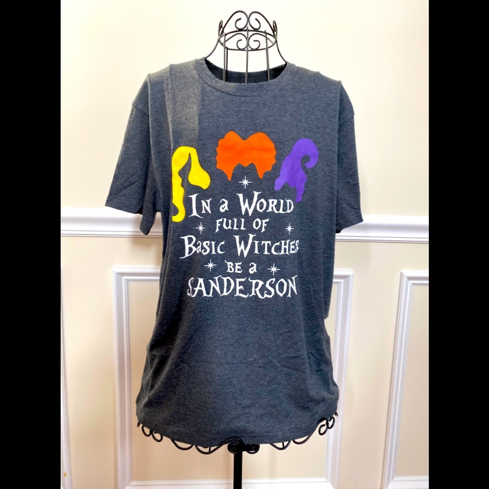 NWT Hocus Pocus Basic Witch Sanderson Sisters Tee